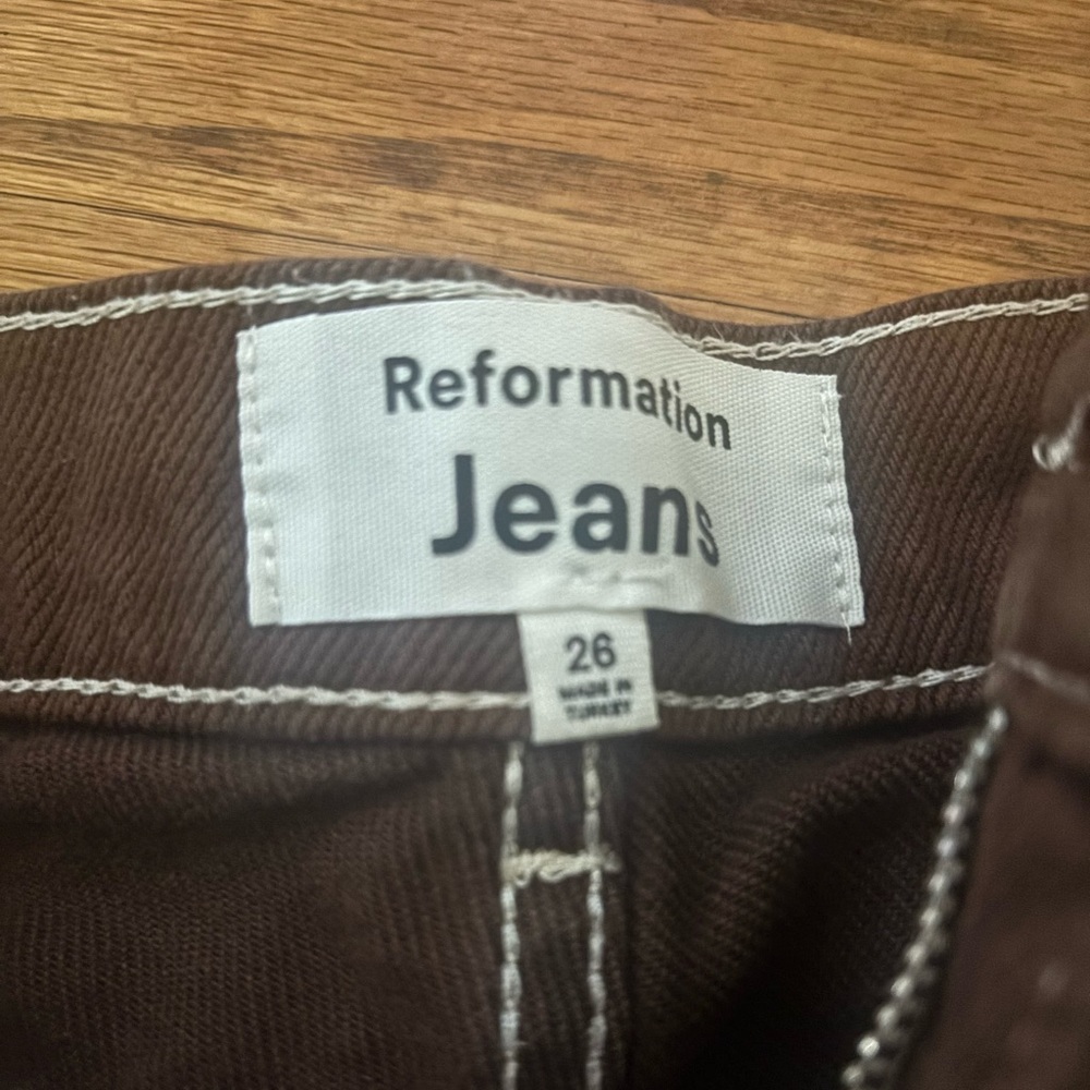 Reformation cowboy jean shorts - Picture 3 of 3